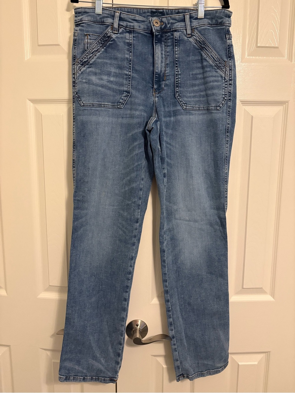 J. JILL High-Rise Straight-Leg Jeans 💙 Blue Denim | Size 10